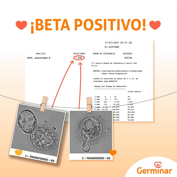 Subunidad best sale beta positivo